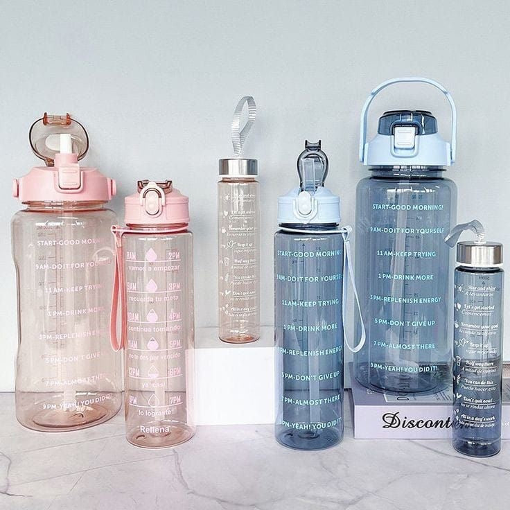 Bsafar Hydrate— Motivational Travel Water Bottle